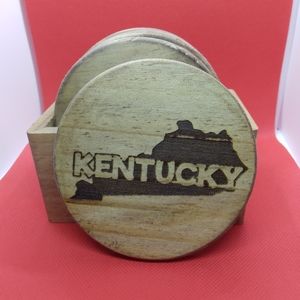 Laser engraved coasters